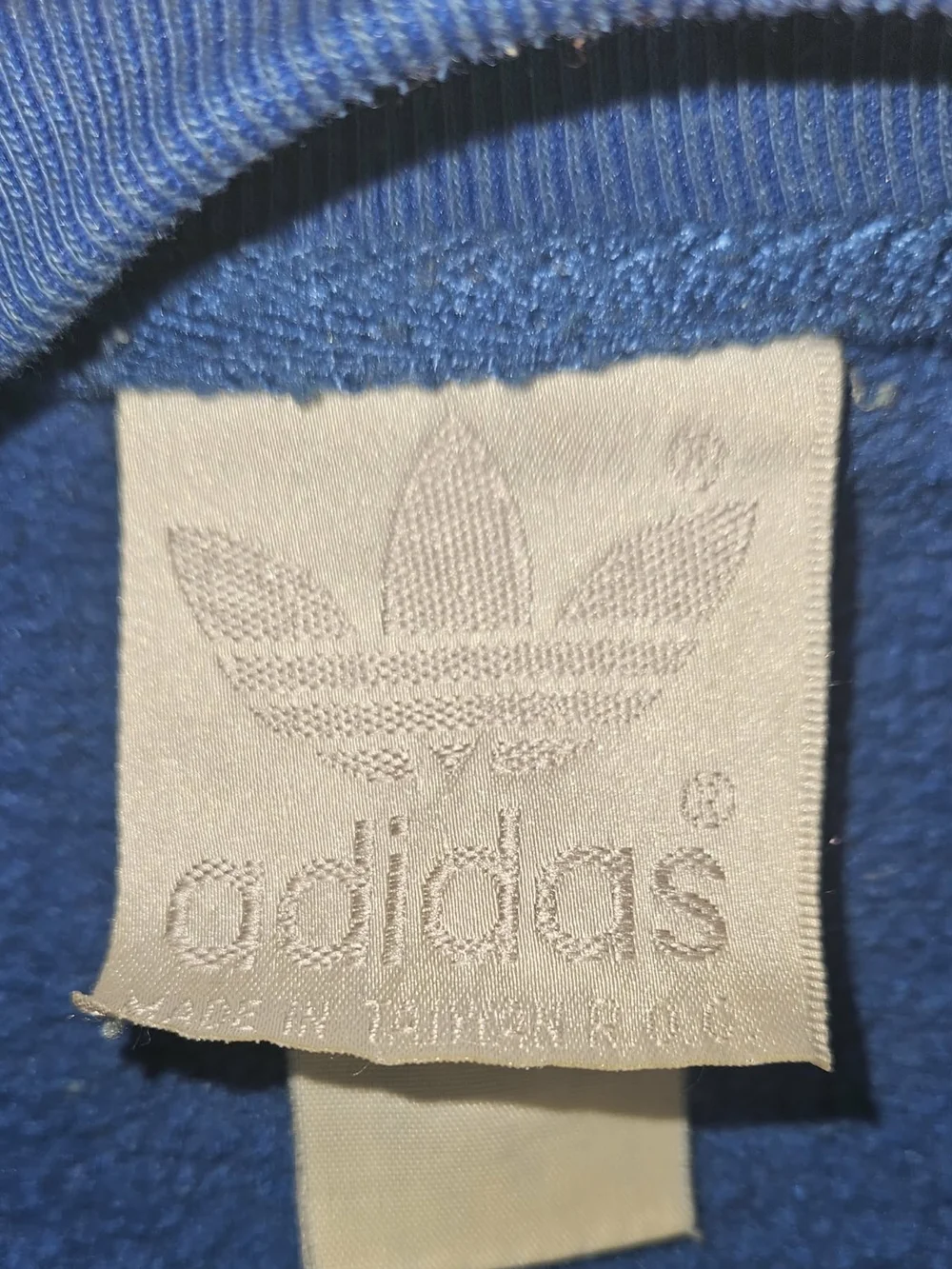 adidas Blue & Teal Colorblock Crewneck Sweatshirt